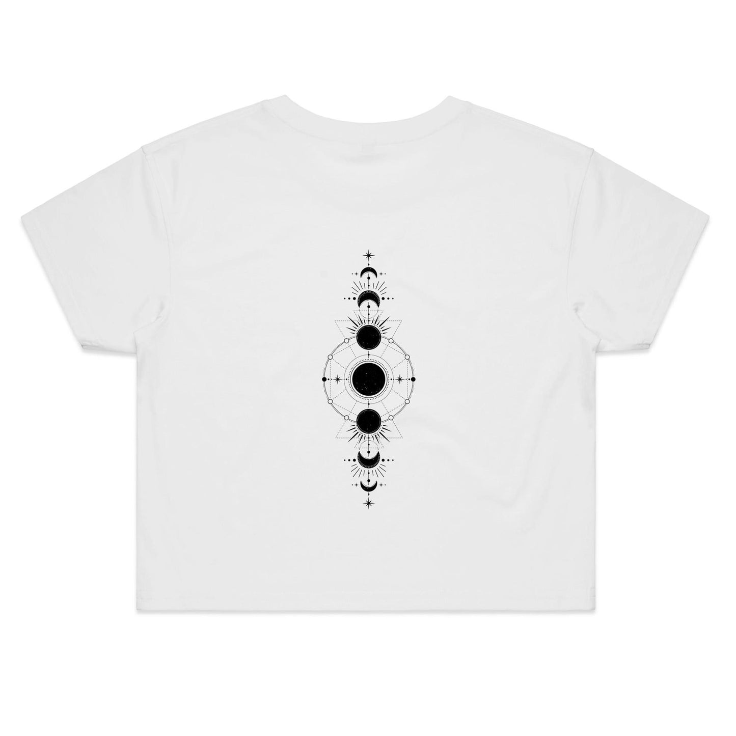 You Say I'm A Witch Women's Crop Tee - White