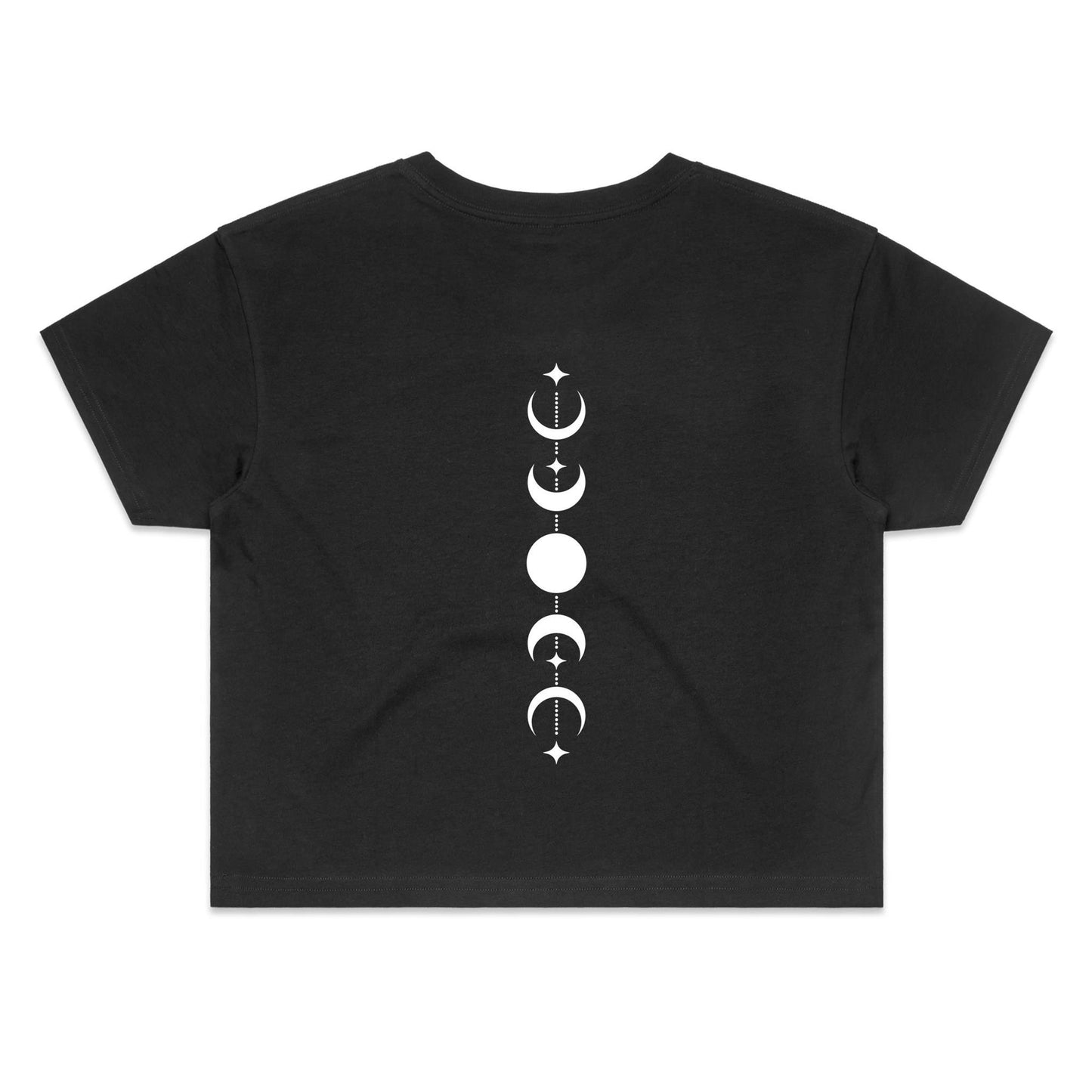 You Say I'm A Witch Women's Crop Tee - Black