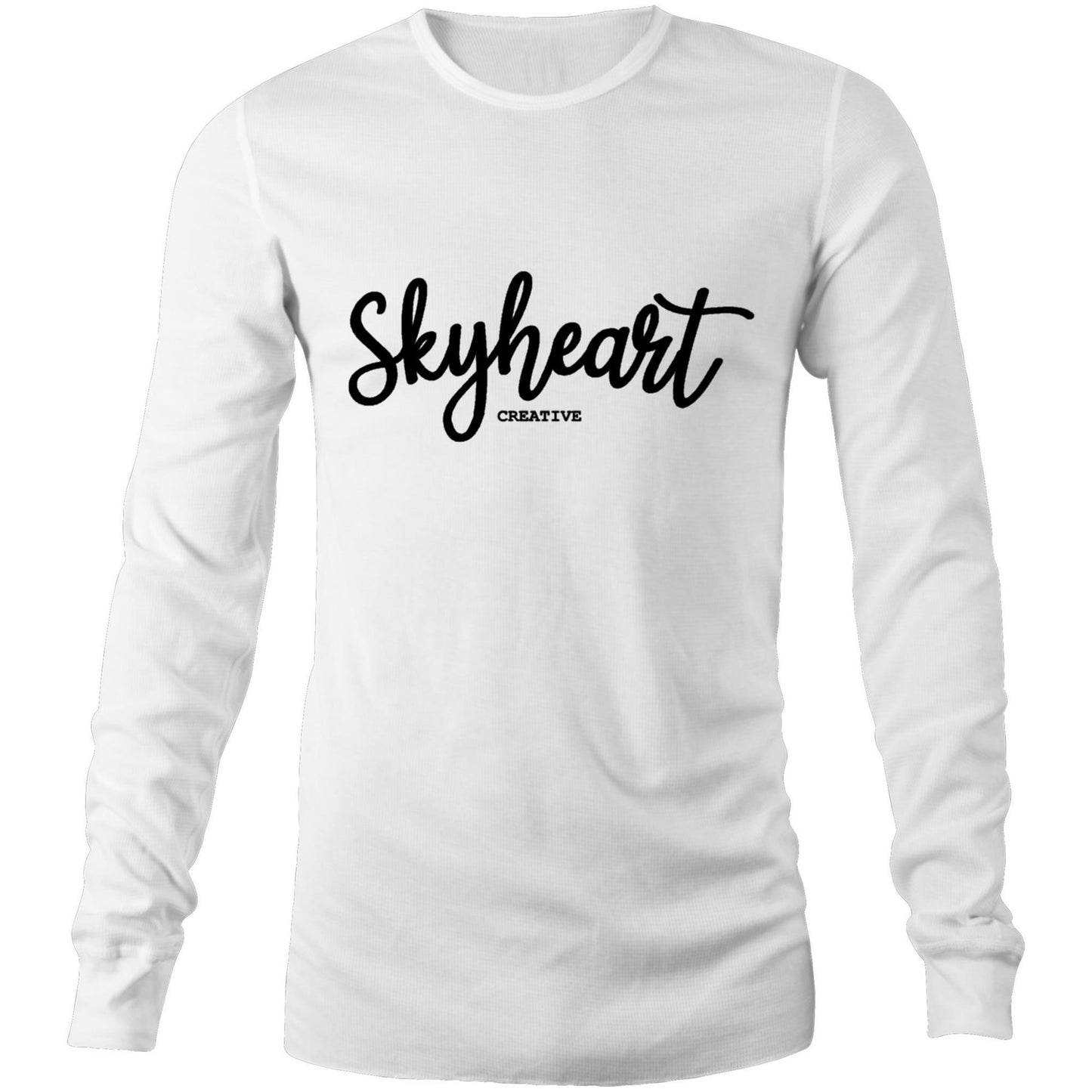 Skyheart Creative Long Sleeve Tee - White