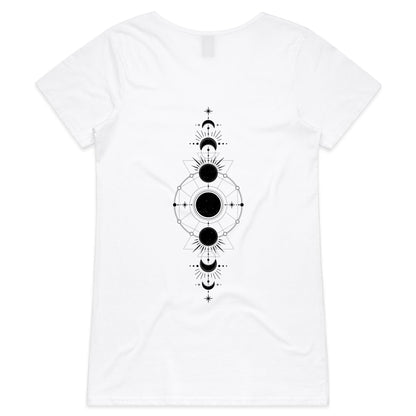 You Say I'm a Witch Womens V-Neck T-Shirt - White